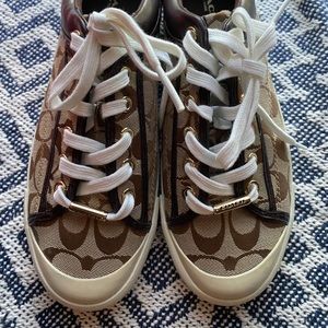 Coach canvas sneakers